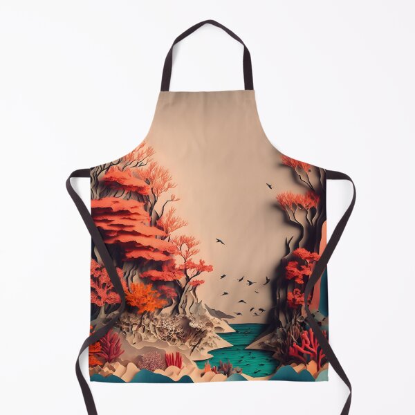 Item preview, Coral Mountains in Paper art style designed and sold by FormFinder.