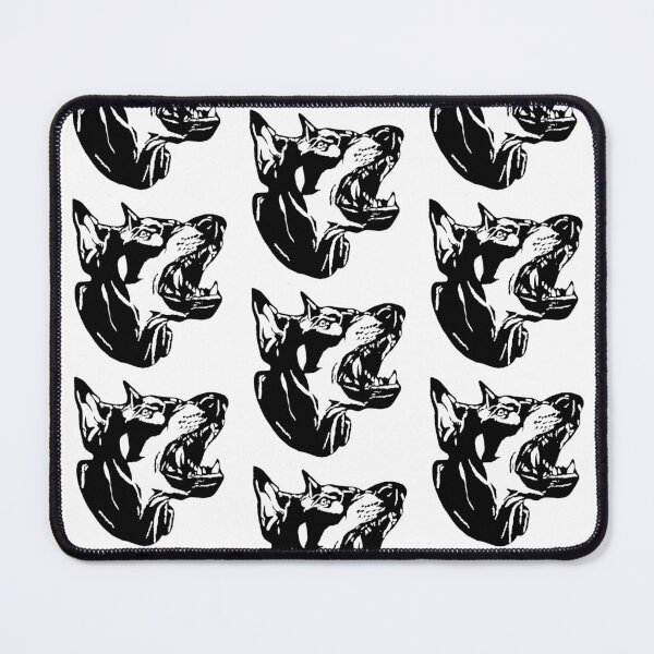 Item preview, Barking Doberman in Black and White designed and sold by Leafpig.