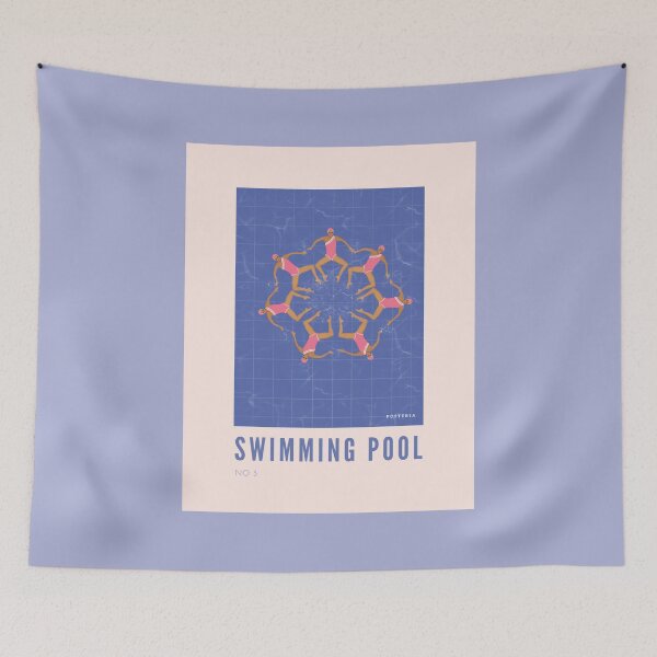 Item preview, SWIMMING POOL NO 3 Synchronized Swimming Water Ballet designed and sold by Posteria.