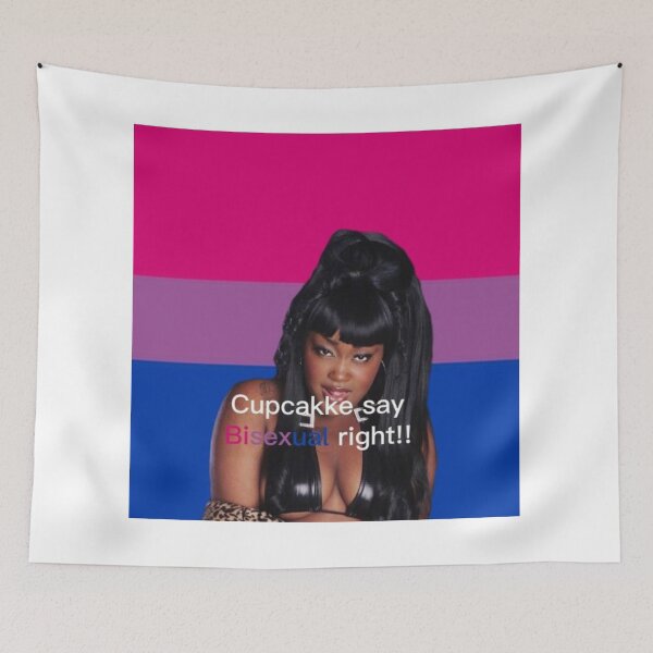 Item preview, cupcakke tapestry sticker designed and sold by sersidom.