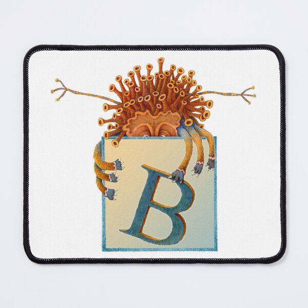 Item preview, Letter B - Alphabet - Monster - Guardian and Protector designed and sold by Gretchen Deahl.