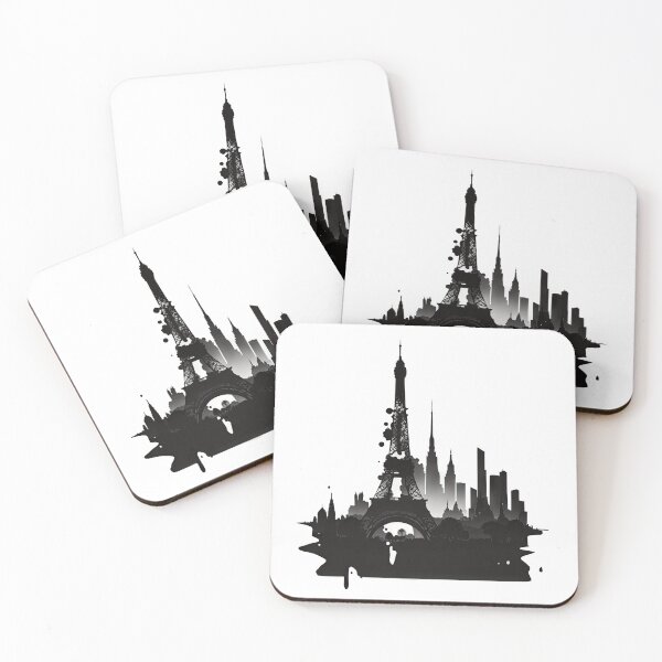 Item preview, Paris Eiffel Tower Silhouette Design designed and sold by Sintivastore.