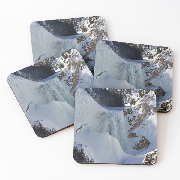 Item preview, Frozen Lower Yellowstone Falls in Winter designed and sold by Gilby-Designs.