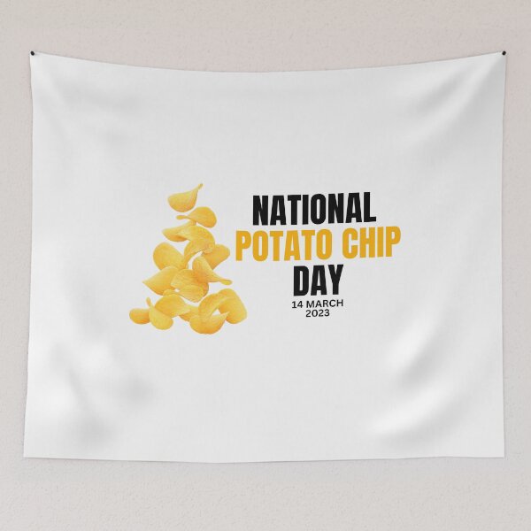 Item preview, national potato chip day 2023 designed and sold by xkiyal Art.