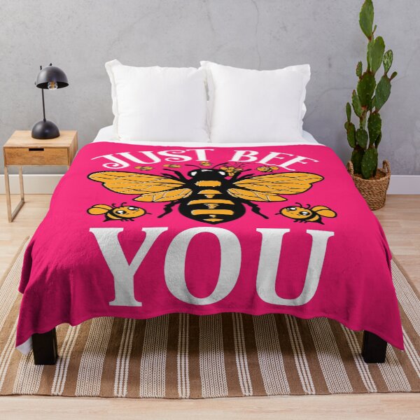Item preview, Cita inspiradora Just Bee You, rosa designed and sold by sweetbelle.