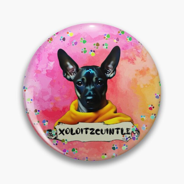 Item preview, Xoloitzcuintle watercolour designed and sold by Xolo-Rescue.