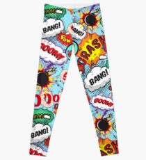 Funny Comic Pattern Leggings