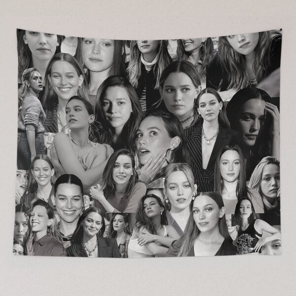 Item preview, Victoria Pedretti American actress Black and White Aesthetic Collage - 2 designed and sold by creativille.