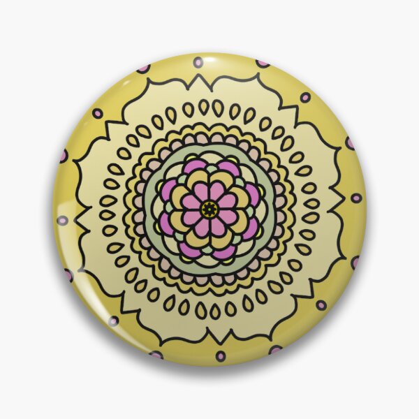 Item preview, Yellow Mandala designed and sold by ScienceHeartCo.