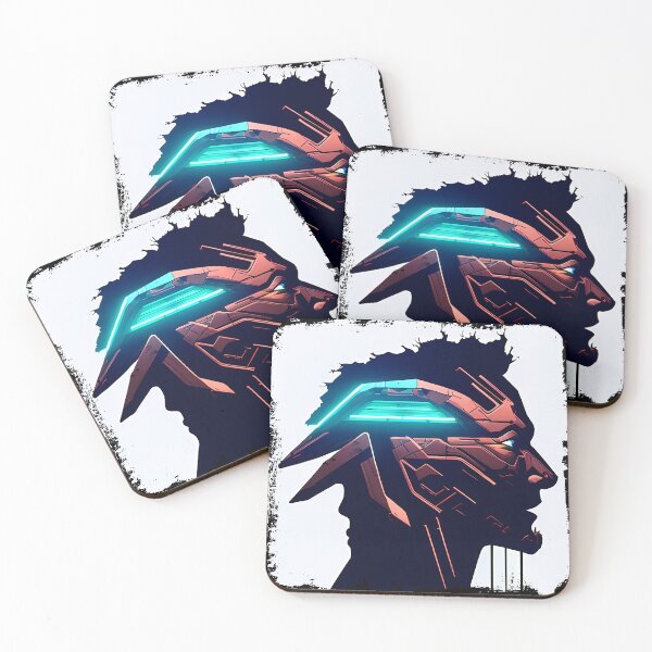 Item preview, Sobek Egyptian Crocodile God Cyberpunk Sticker Design: Merge Ancient Mythology with Futuristic Tech! designed and sold by Mytho Merch.