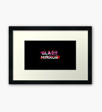 Black mirror Framed Print