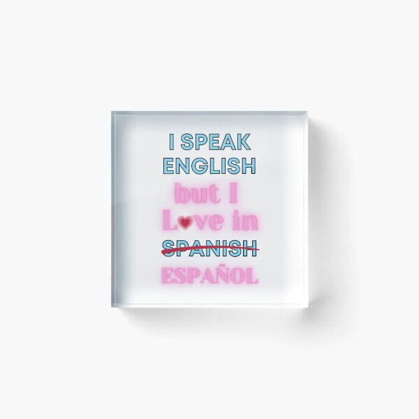 Item preview, I Speak English but I Love in Spanish designed and sold by Ricardo Gutierrez.