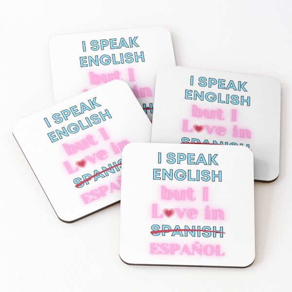 Item preview, I Speak English but I Love in Spanish designed and sold by Ricardo Gutierrez.