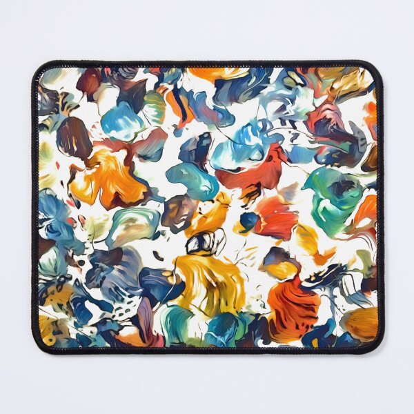 Item preview, Bright colourful abstract art flowers  designed and sold by Inktown.