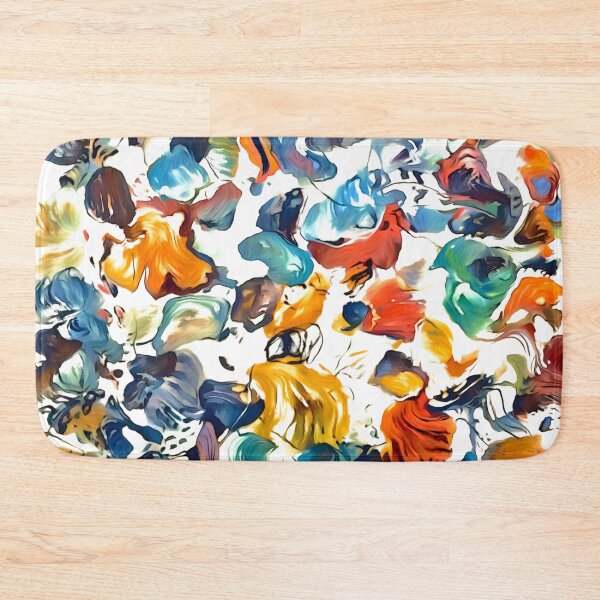 Item preview, Bright colourful abstract art flowers  designed and sold by Inktown.
