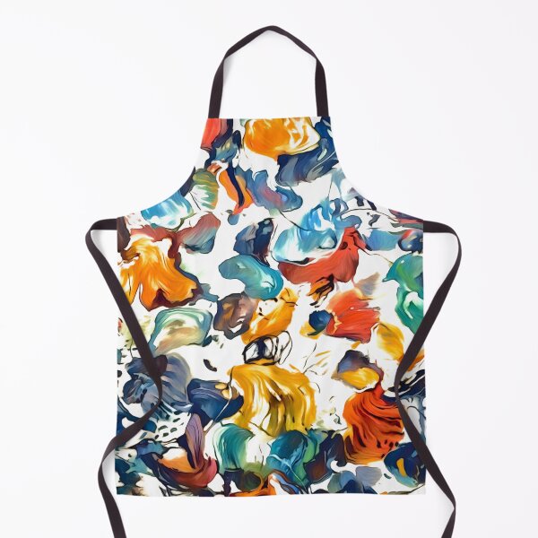 Item preview, Bright colourful abstract art flowers designed and sold by Inktown.