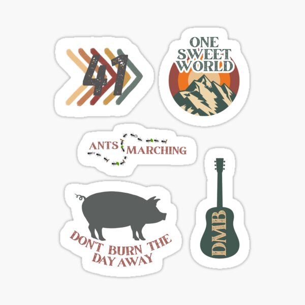 Item preview, Dave Matthews Sticker Pack | Retro DMB Sticker Sheet | Fun Dave Matthews designed and sold by DevlynnDesigns.