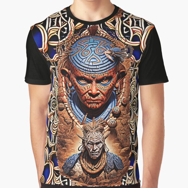 Sandstone Serenade Indian Tribe Graphic Design Graphic T-Shirt
