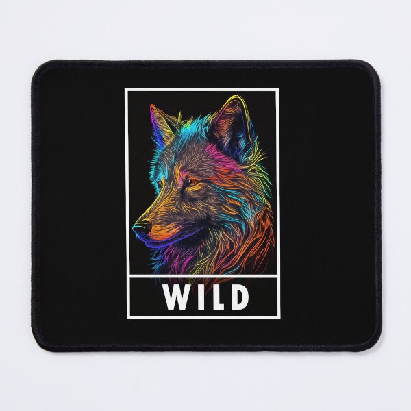 Item preview, Colorful Wolf WILD designed and sold by NaNaSpaceStore.