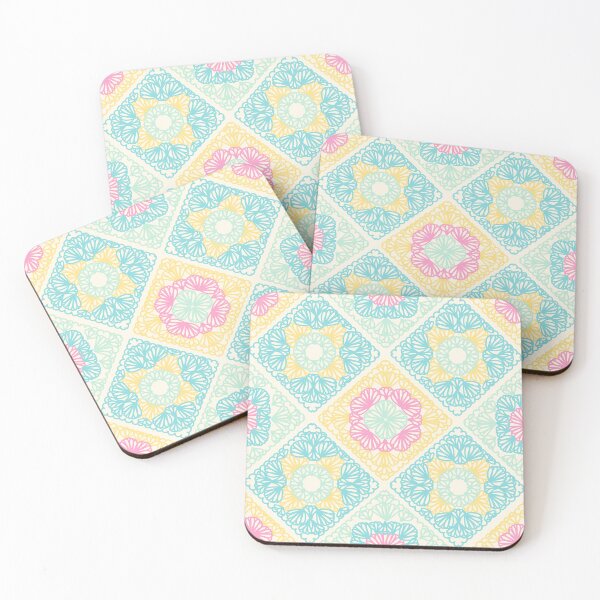 Item preview, Colorful granny squares designed and sold by marufemia.