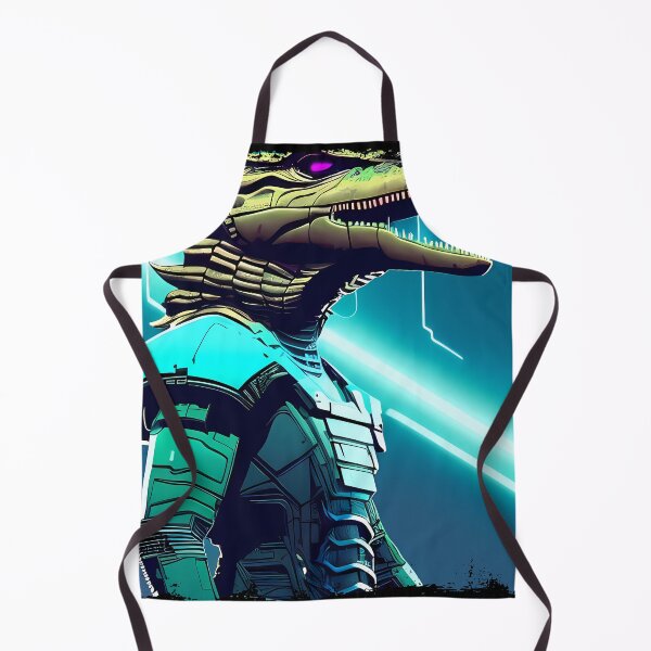 Item preview, Sobek Egyptian Crocodile God Cyberpunk Sticker Design: Merge Ancient Mythology with Futuristic Tech! designed and sold by Mytho Merch.