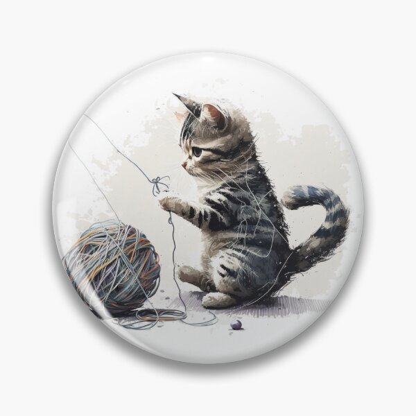 Item preview, Cat Playing With A Ball Of String designed and sold by StylishDesigns_ByJohn.