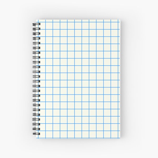 Uxcell A5 Spiral Graph Notebook 80 Sheets Grid Paper Hardcover Memo Pad,  White 3 Pack 