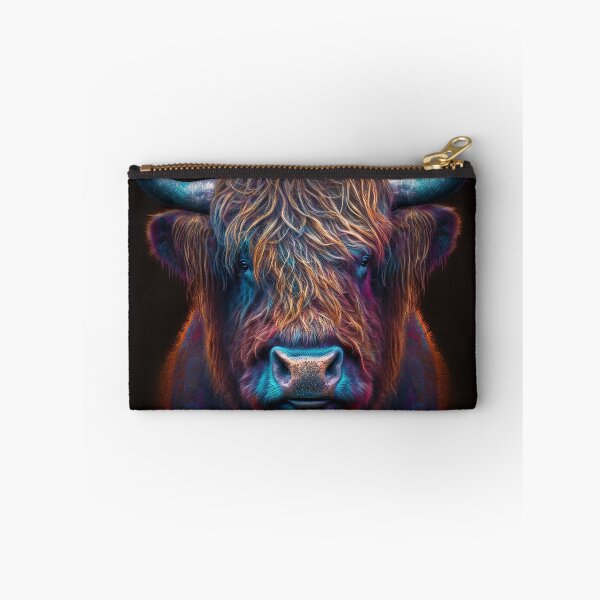 Item preview, Colourful Scottish Highland Cow designed and sold by Steve-Craig.
