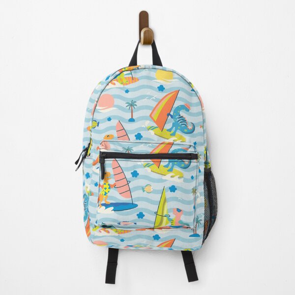 Item preview, Kids Dinosaurs Wind Surfing on a vacation designed and sold by DesignsbyRoochita Studio.
