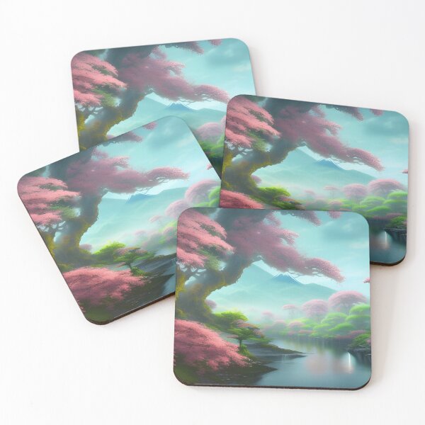Item preview, Japanese Blossom Along a River Digital Art designed and sold by KaelumH.