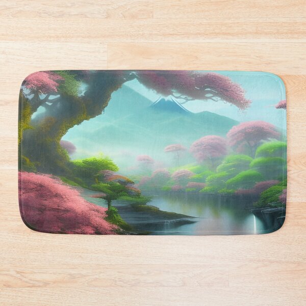 Item preview, Japanese Blossom Along a River Digital Art designed and sold by KaelumH.