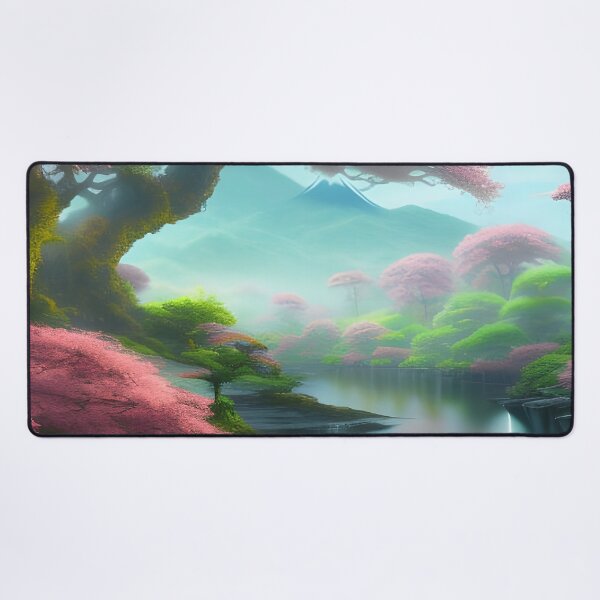 Item preview, Japanese Blossom Along a River Digital Art designed and sold by KaelumH.