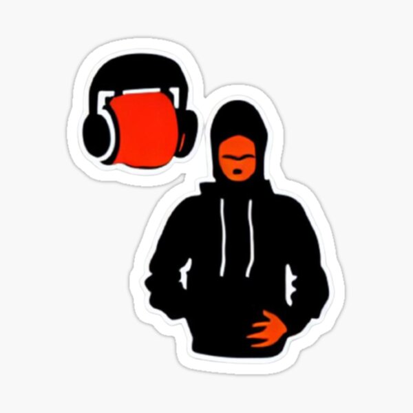 NEON HEADPHONES  Sticker for Sale by WOOGSTOWN