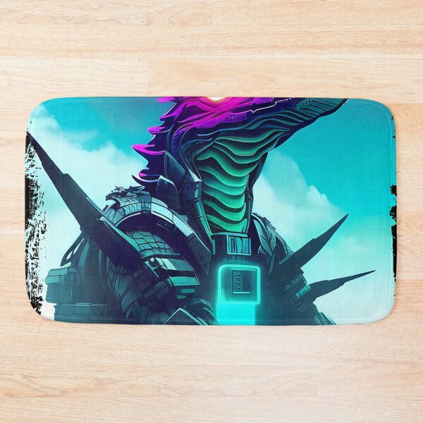 Item preview, Sobek Egyptian Crocodile God Cyberpunk Sticker Design: Merge Ancient Mythology with Futuristic Tech! designed and sold by Mytho Merch.