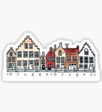 Brügge Belgien Kunst Sticker