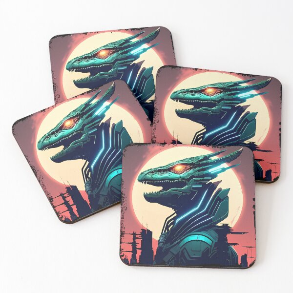 Item preview, Sobek Egyptian Crocodile God Cyberpunk Sticker Design: Merge Ancient Mythology with Futuristic Tech! designed and sold by Mytho Merch.