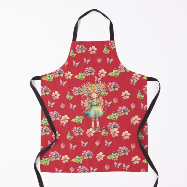 Item preview, SPRING FAIRY ON RED designed and sold by ORIGENcreate.