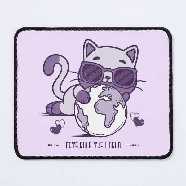 Item preview, Cats rule the world - funny cat quotes designed and sold by VichallanStudio.