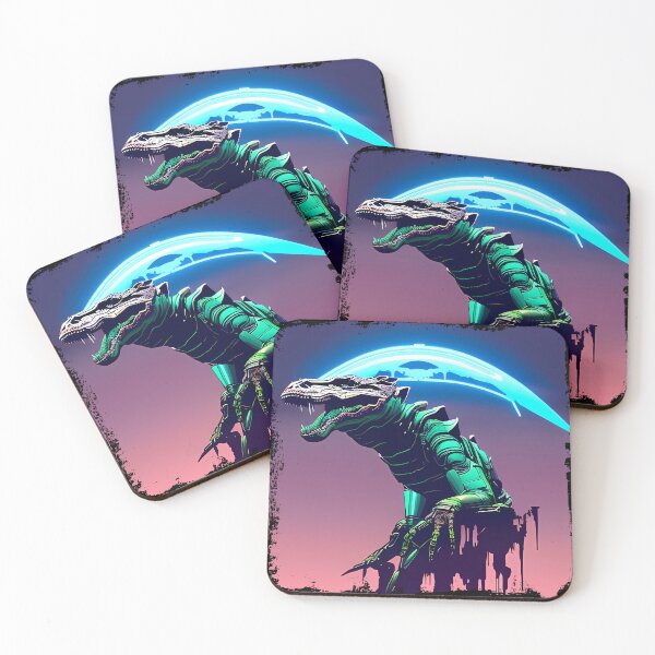 Item preview, Sobek Egyptian Crocodile God Cyberpunk Sticker Design: Merge Ancient Mythology with Futuristic Tech! designed and sold by Mytho Merch.
