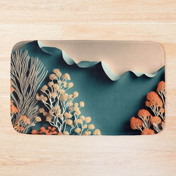 Item preview, Coral Reef Dive in Paper art style designed and sold by FormFinder.