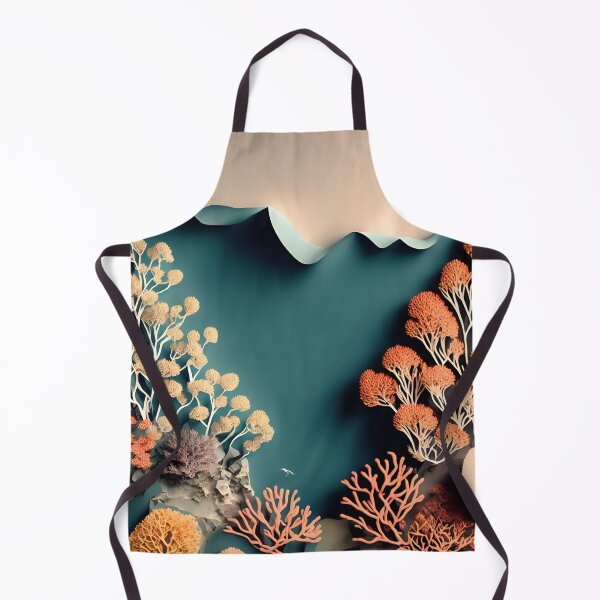 Item preview, Coral Reef Dive in Paper art style designed and sold by FormFinder.