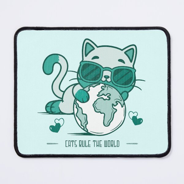 Item preview, Cats rule the world - funny cat quotes designed and sold by VichallanStudio.