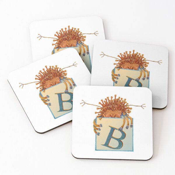 Item preview, Letter B - Alphabet - Monster - Guardian and Protector designed and sold by Gretchen Deahl.
