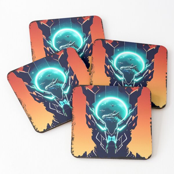 Item preview, Sobek Egyptian Crocodile God Cyberpunk Sticker Design: Merge Ancient Mythology with Futuristic Tech! designed and sold by Mytho Merch.