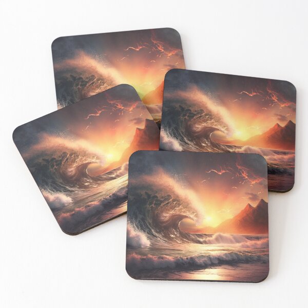 Item preview, Sunset Waves designed and sold by KrisG-Art.