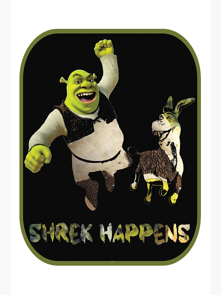 Shrek T-Pose | Art Board Print