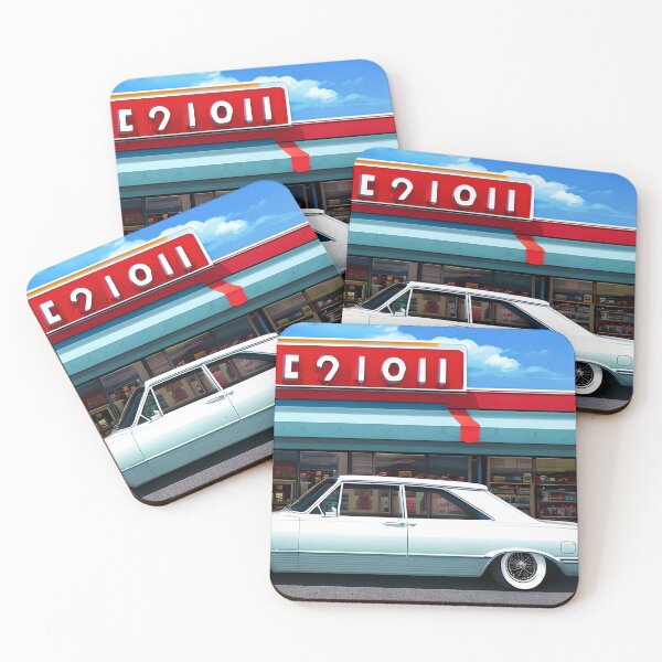Item preview, Skyblue 90s Retro Car Art, Automotive Decor, Vintage Car designed and sold by theretropitstop.