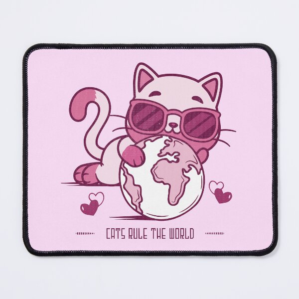Item preview, Cats rule the world - funny cat quotes designed and sold by VichallanStudio.