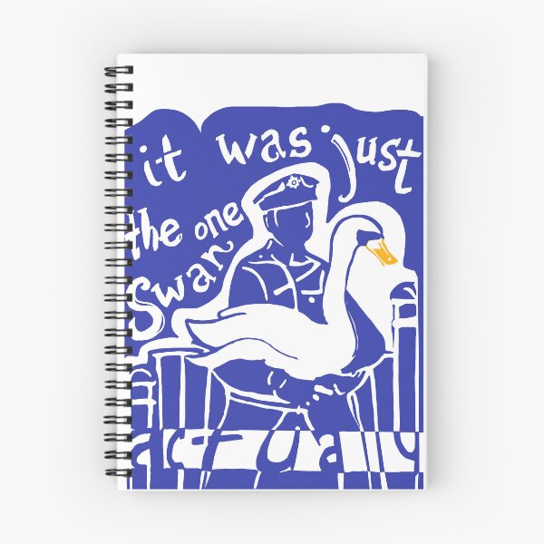 Item preview, Hot Fuzz Swan designed and sold by katemargoli.