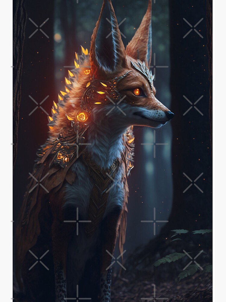 Spirit Animal Fox Art Print for Sale by Planetporridge